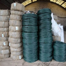pvc coated iron wire&pvc coated gi wire&dark green pvc coated tie wire